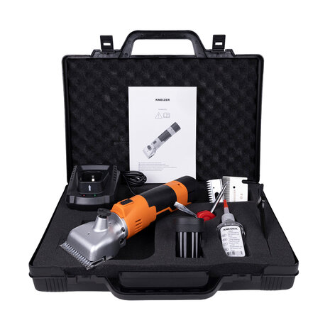 Kneizer CordlessPro Horse &ndash; Tosatrice cordless per cavalli &ndash; 2 batterie e 2 set di lame